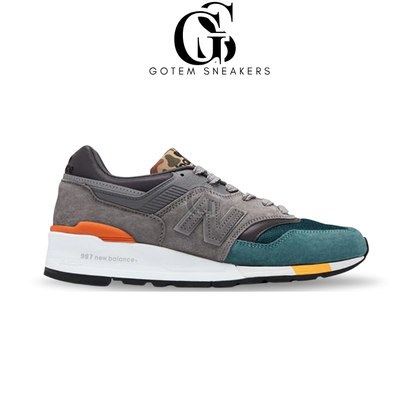 GOTEMSNEAKERS. - Sepatu NB 997s Duck Grey Camo Sneakers Authentic
