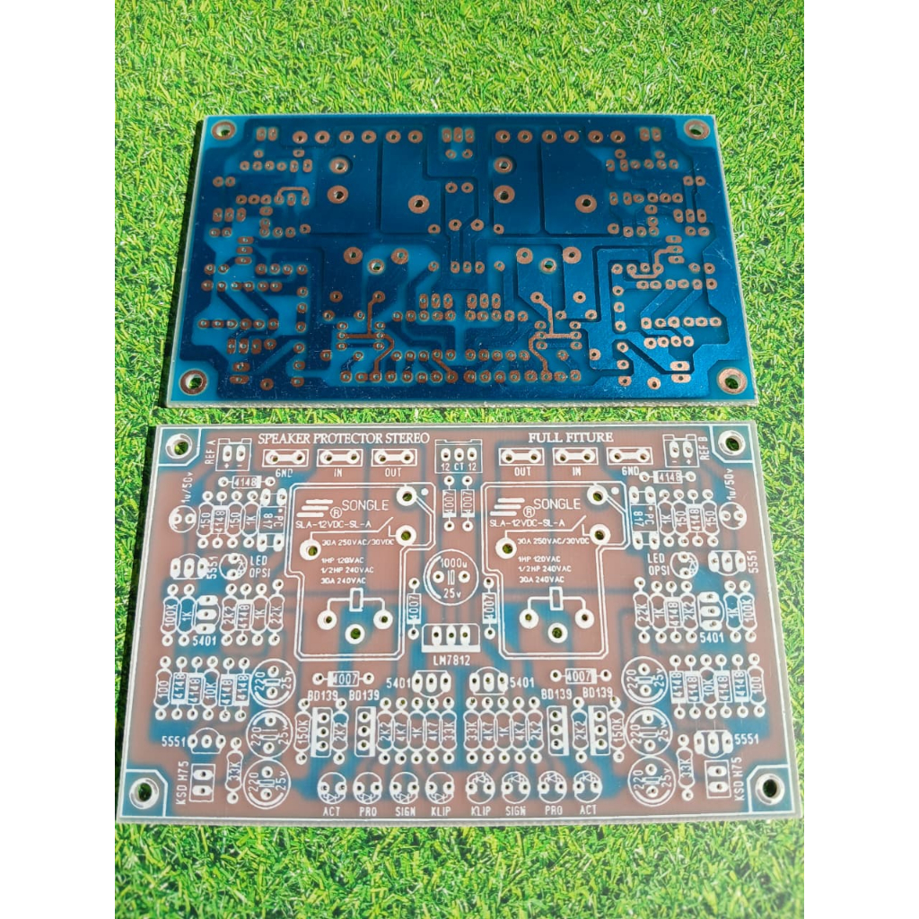 PCB PROTECTOR SPEAKER ANTI KONSLET STEREO FULL FITURE DCP OCP + led indicator