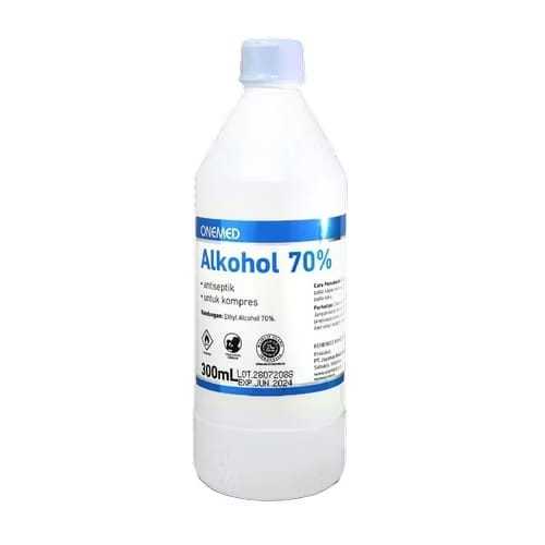 ALCOHOL 70% ONE MED 300ML