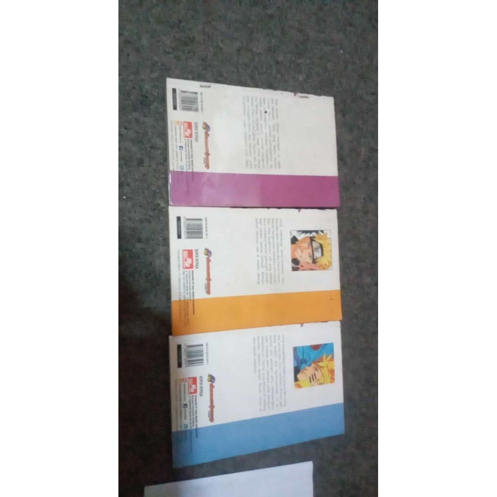 komik naruto set 3  buku kolpri
