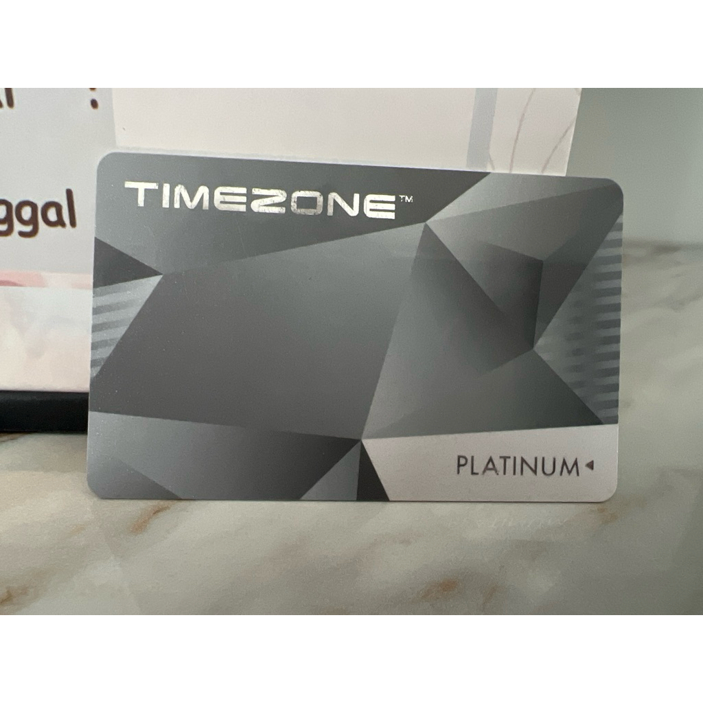 card PLATINUM TIMEZONE