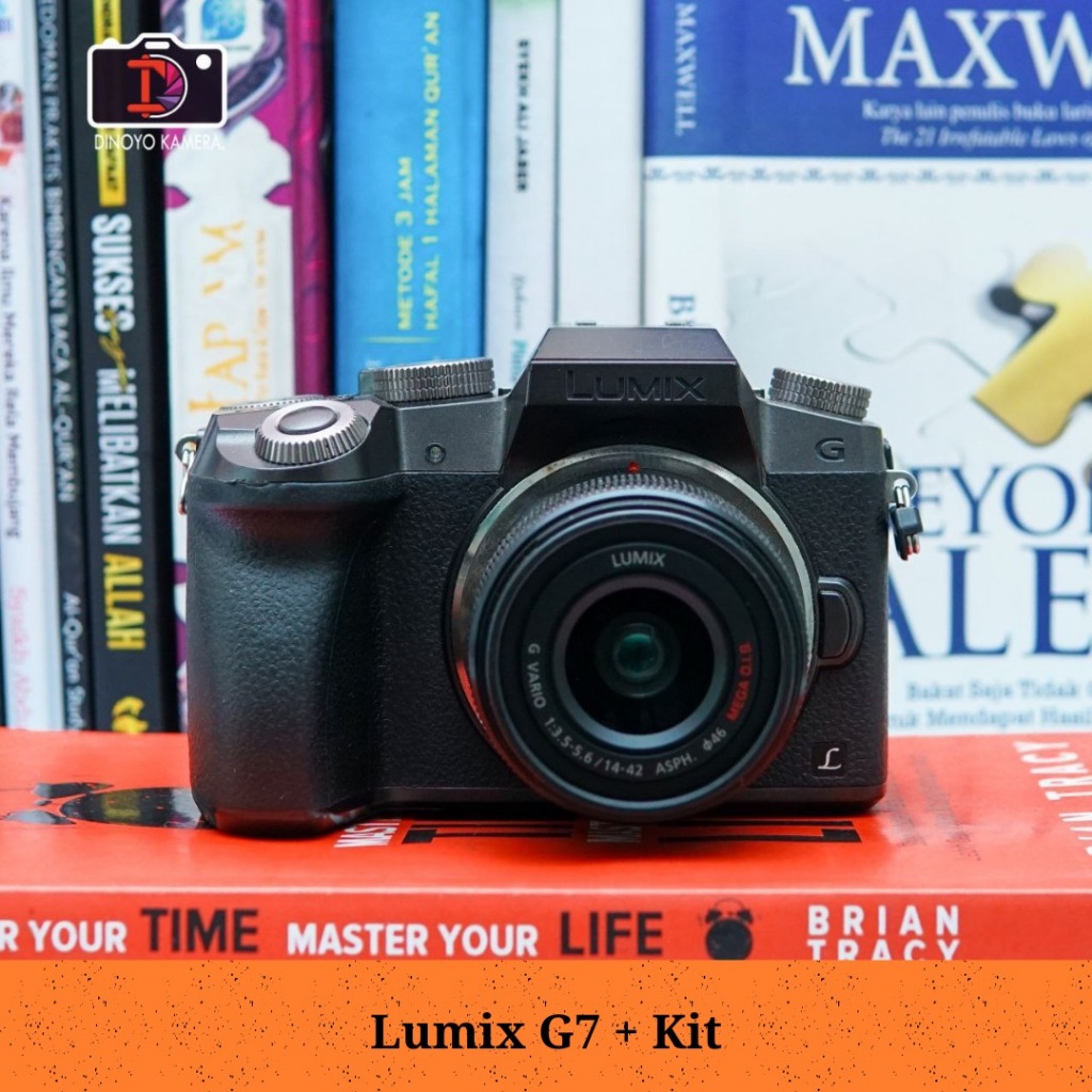 LUMIX G7 + LENSA KIT 14 42 MM SIAP PAKAI