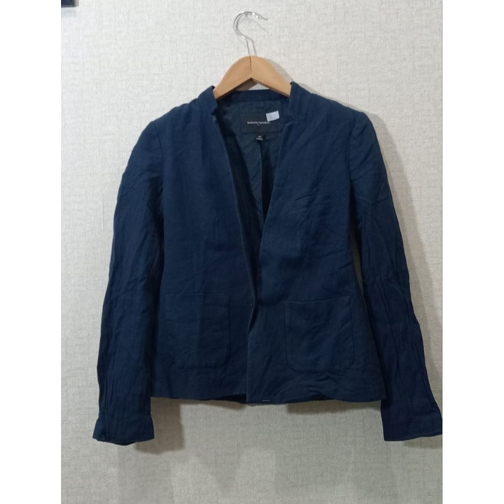Blazer Navy Banana Republic (code44)