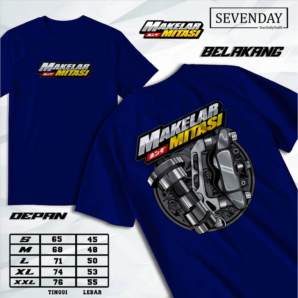 T-shirt Kaos Racing Herex MAKELAR MITASI - Kaos Pria Distro Herex Style Motor kekinian