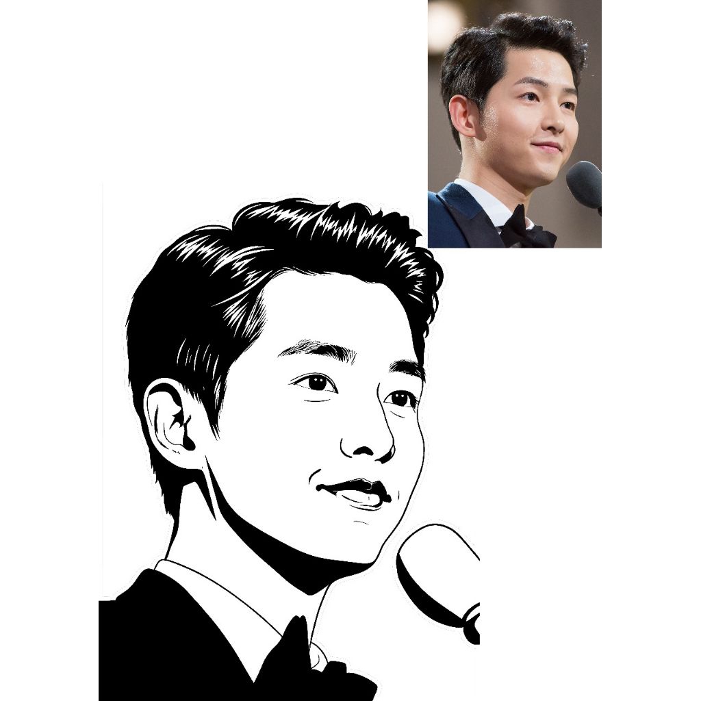 Jasa Edit Foto Sehari Jadi/ Line Art/ Edit Foto Hitam Putih