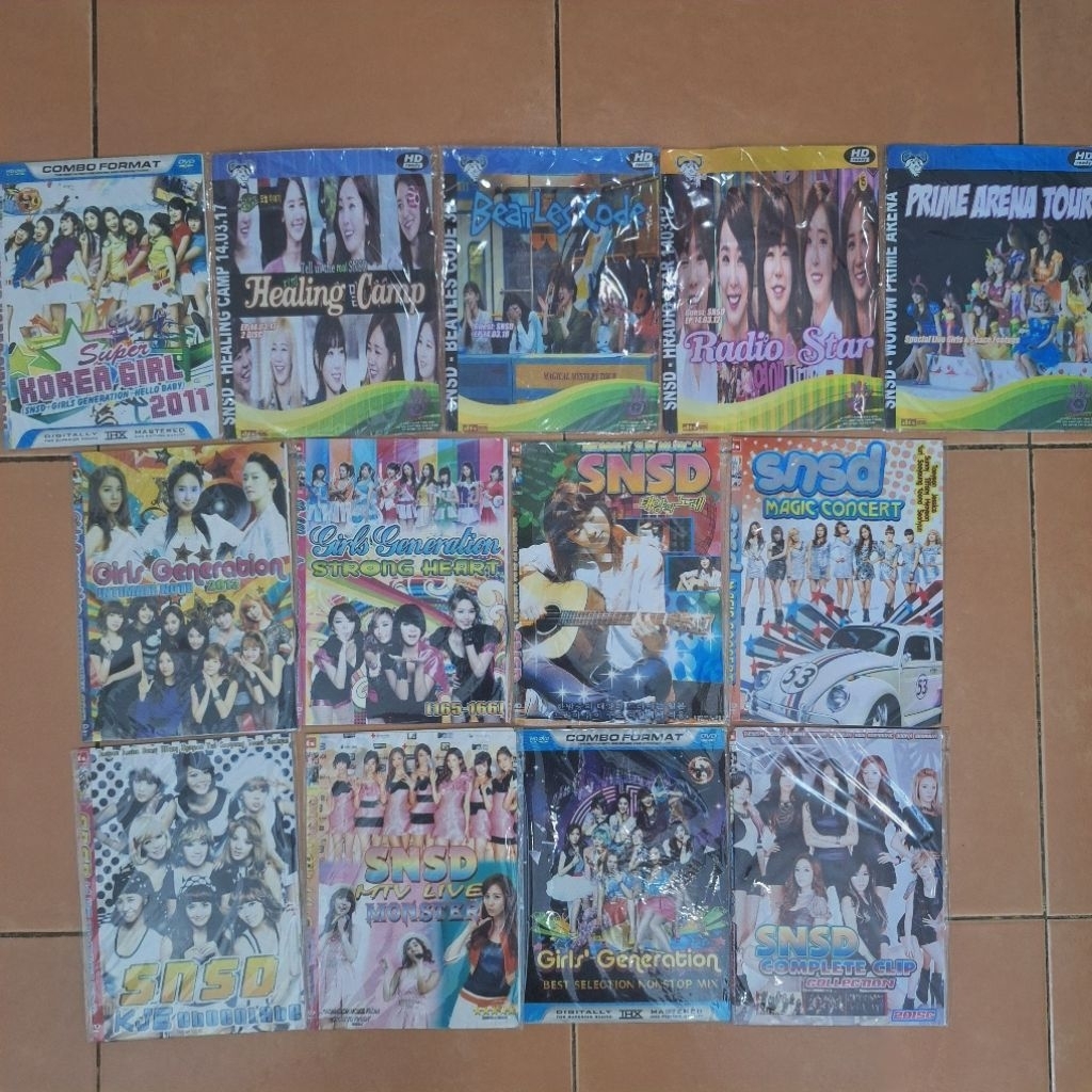 Kaset DVD CD SNSD Girls' Generation Variety Show Hello Baby Strong Heart Beatles Code Radio Star Alb