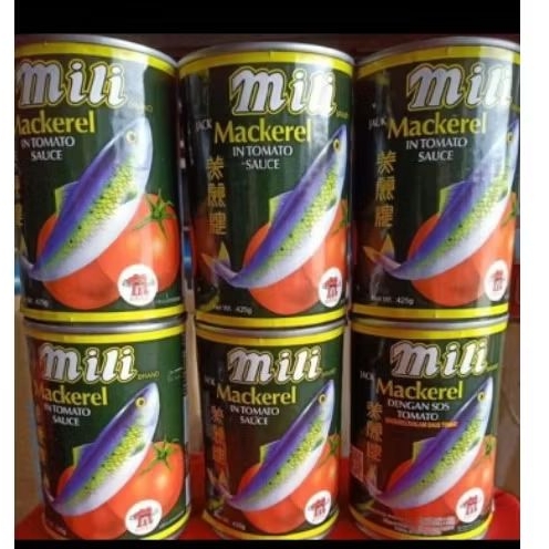 Sarden Mili besar 425 ml (Asli)