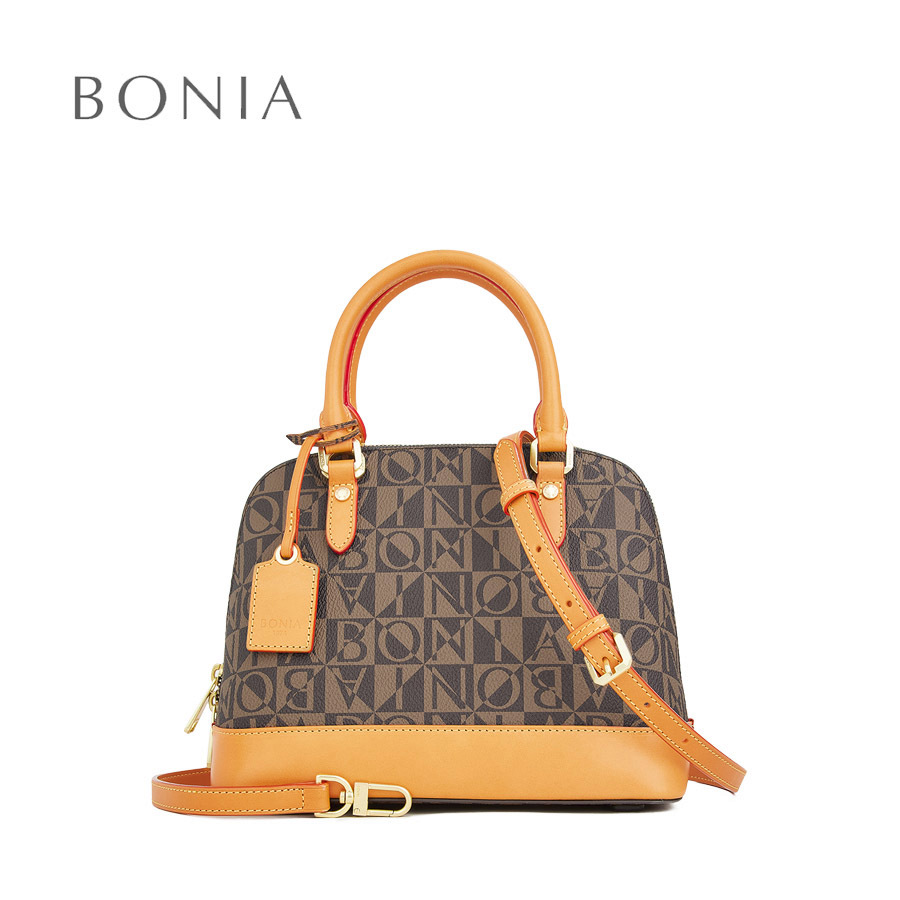 Bonia - Monogram Small Satchel Bag