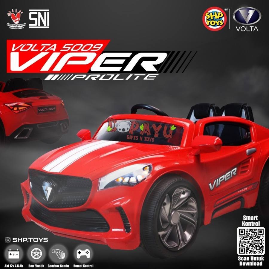 PROMO!!! Mobil Aki Anak VIPER PROLITE 5009 VOLTA Double Dinamo