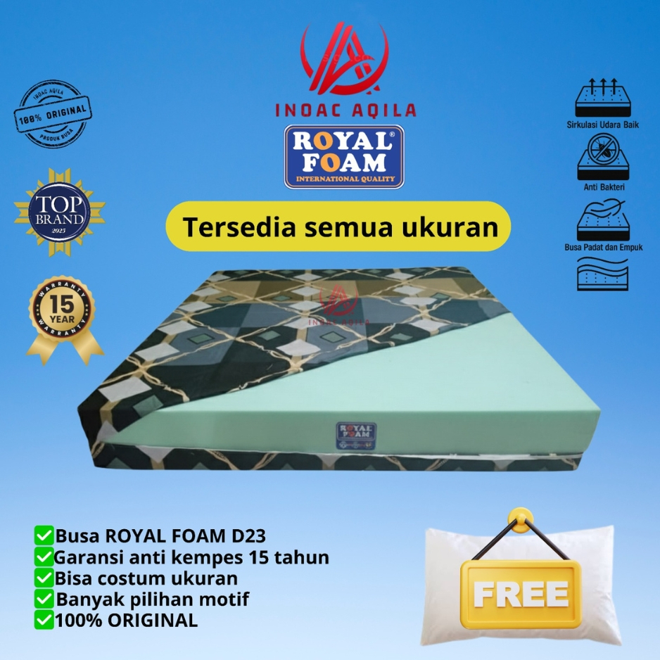 Kasur Busa Royal Foam Density 23 Garansi Resmi 15 Tahun