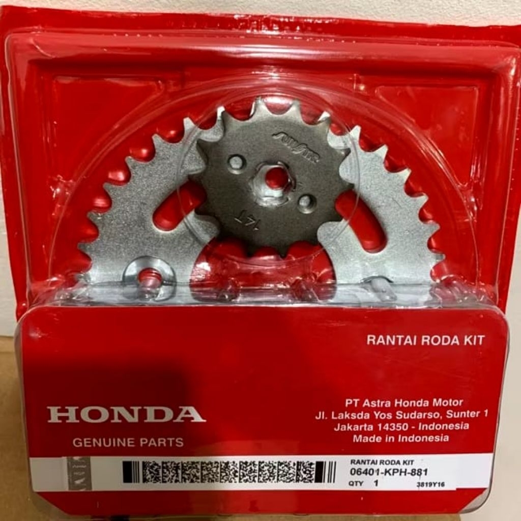 Gear set gir set honda karisma supra x 125 karbu KPH