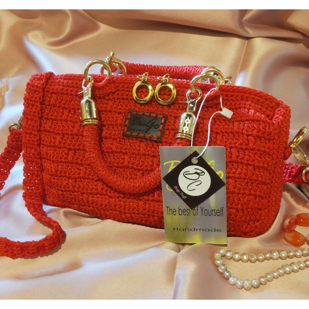 Tas Handmade Aesthetic | Tas Pesta Premium Rajut  | Tas Mewah | Tas Limited edition