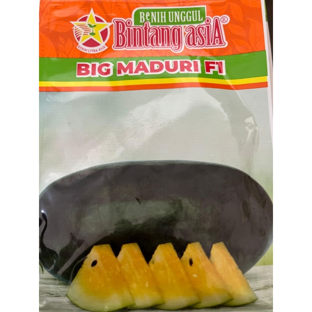Bibit semangka kuning Big Maduri 20 gram exp 15-07-2026
