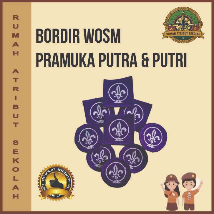 Bedge WOSM Pramuka putra dan putri