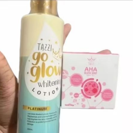 TAZZI | lotion tazzi go glow dan sabun aha tazzi