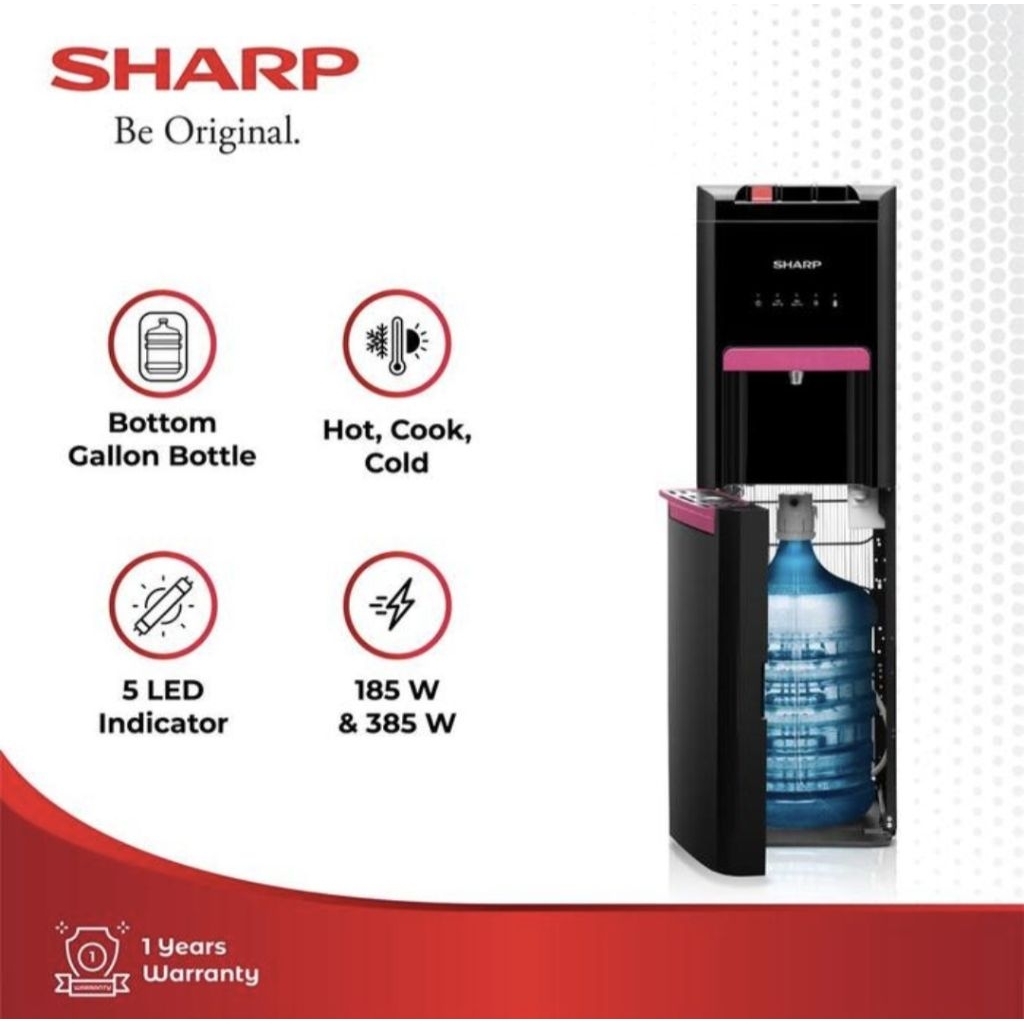 DISPENSER SHARP GALON BAWAH SWD 66EHL