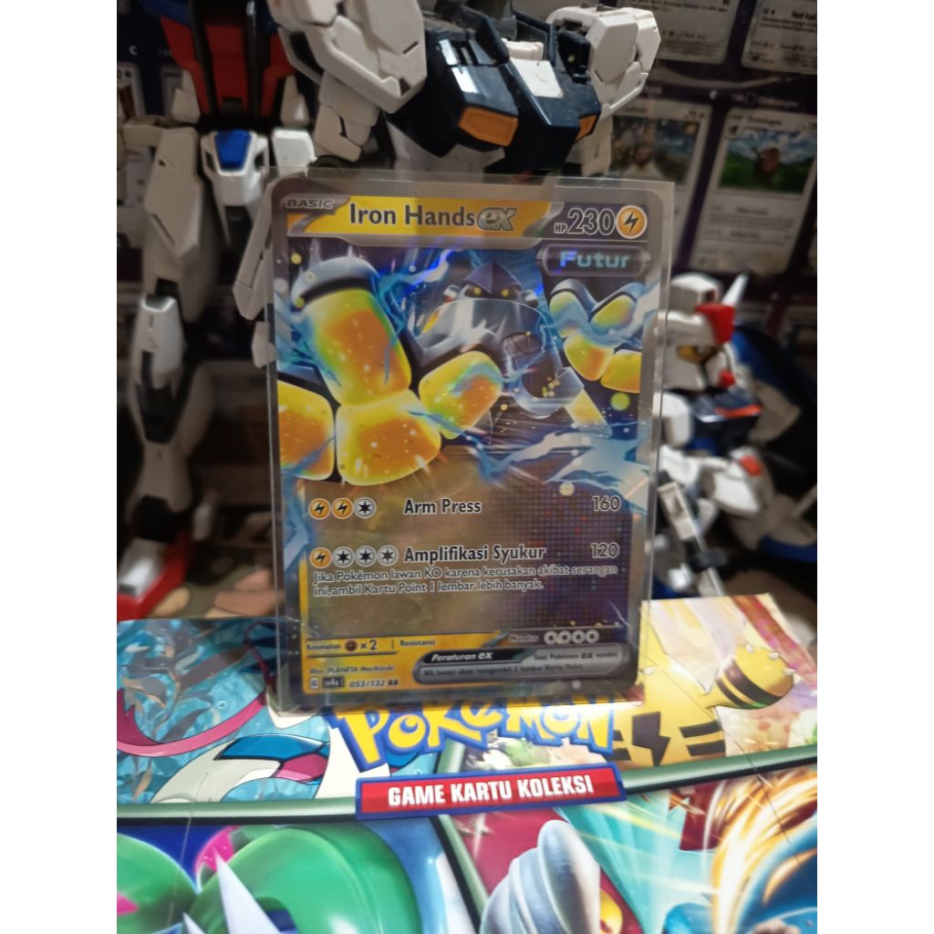 Iron Hands ex 053/132 RR - Set Pertemuan Paradoks - Pokemon TCG Indonesia