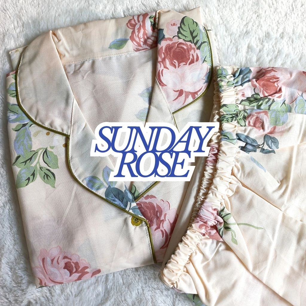MIRAJIA | Piyama & Daster Katun Sunday Rose || Baju Tidur