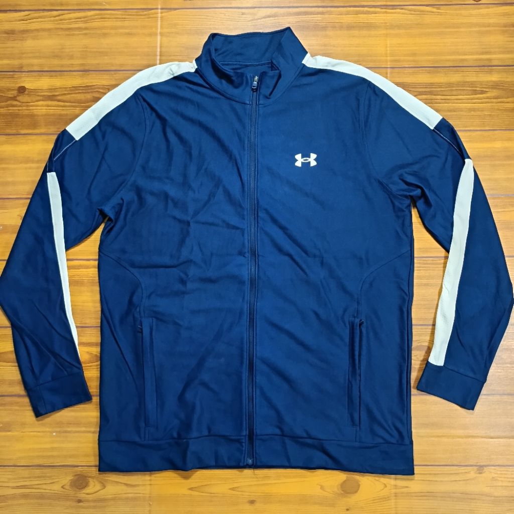Jaket Tracktop Under Armour Second Original Navy size L