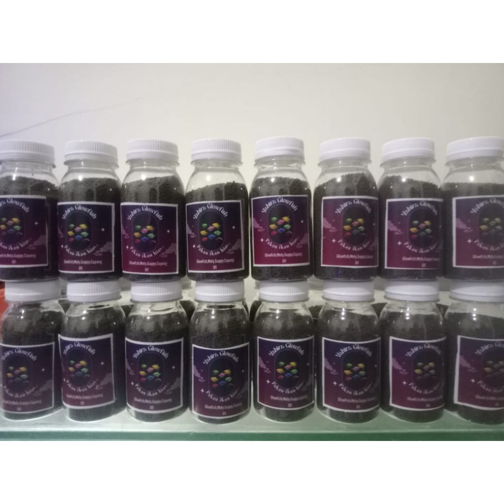 Makanan ikan hias kecil kecil