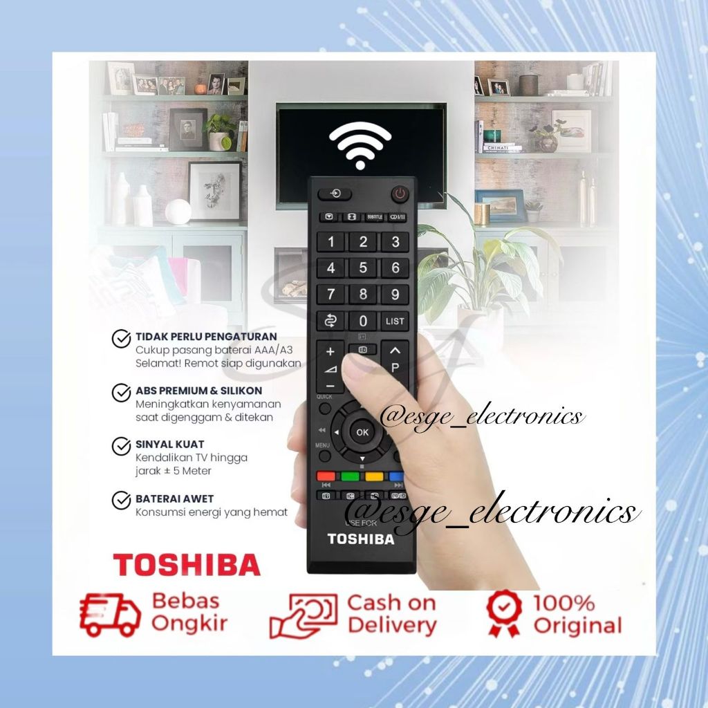 REMOTE TV TOSHIBA BINTANG BB CT-90380 REMOTE TV TOSHIBA LED LCD SMART TV TOSHIBA RIMOT TV TOSHIBA