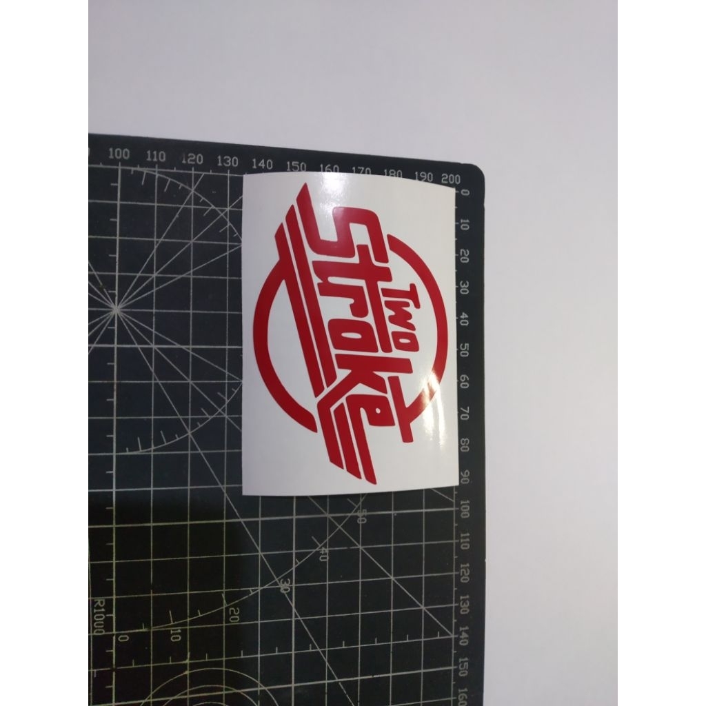 stiker cutting two stroke