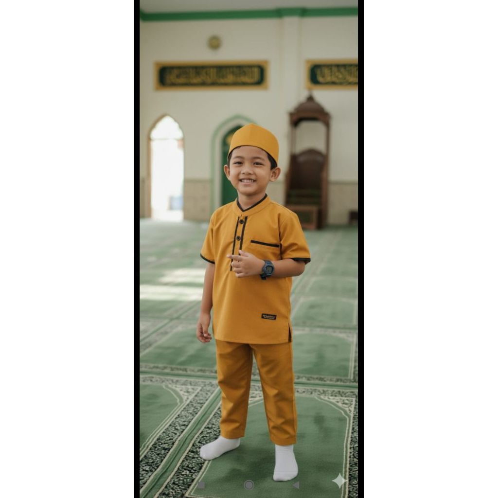 SETELAN BAJU KOKO / CAUPEL ANAK AYAH AL_IHSAN