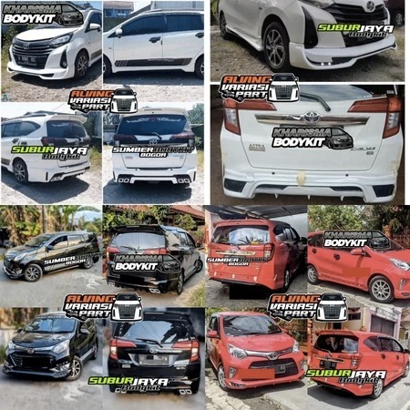 BODYKIT CALYA SIGRA TAHUN 2016 - 2019 SEMUA MODEL BODYKIT SIGRA CALYA MODEL YARIS VAZOOMA VENTURER