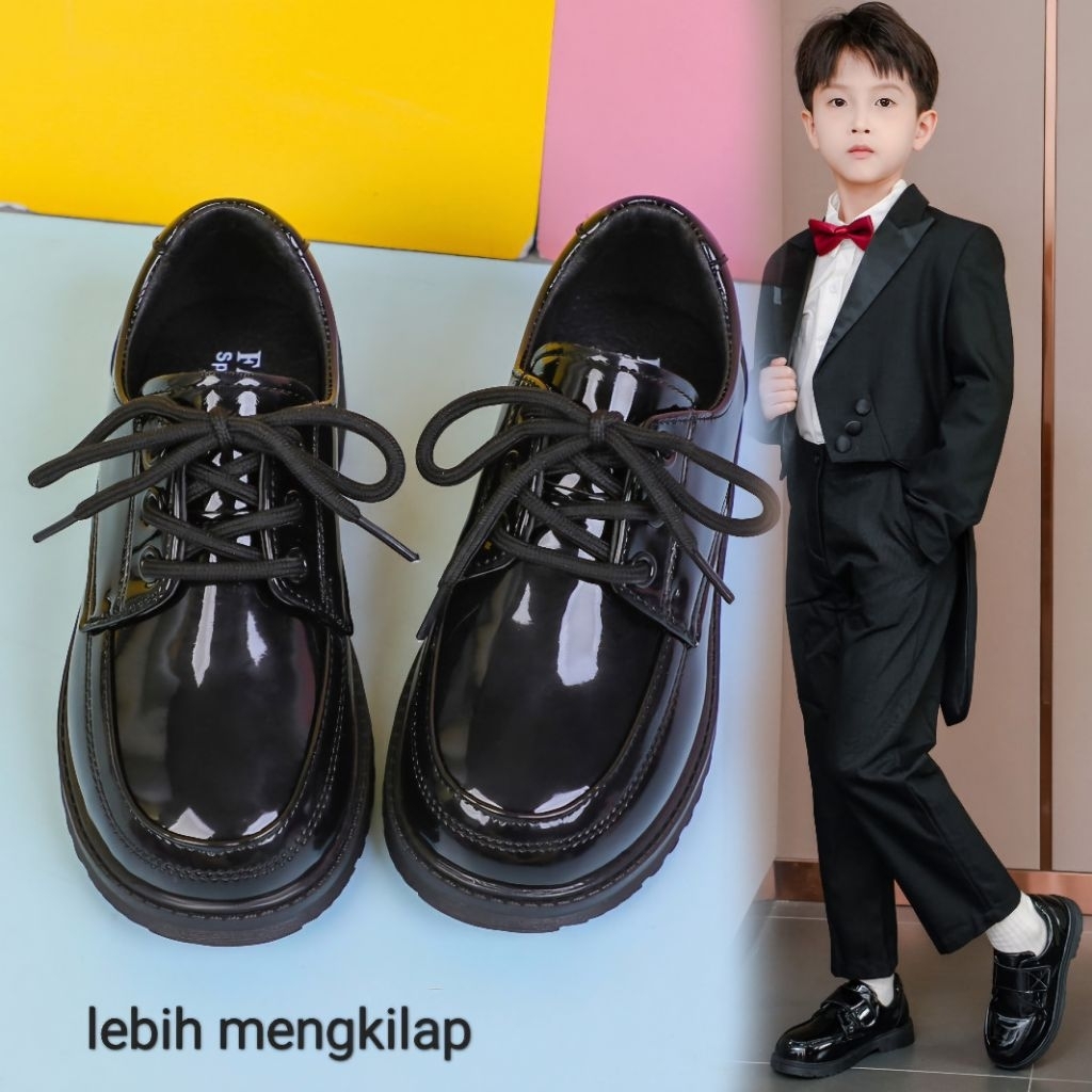 [Mommyhoky] SP323- Sepatu pesta anak laki-laki Pantofel anak laki-laki import Sepatu Formal anak Sep