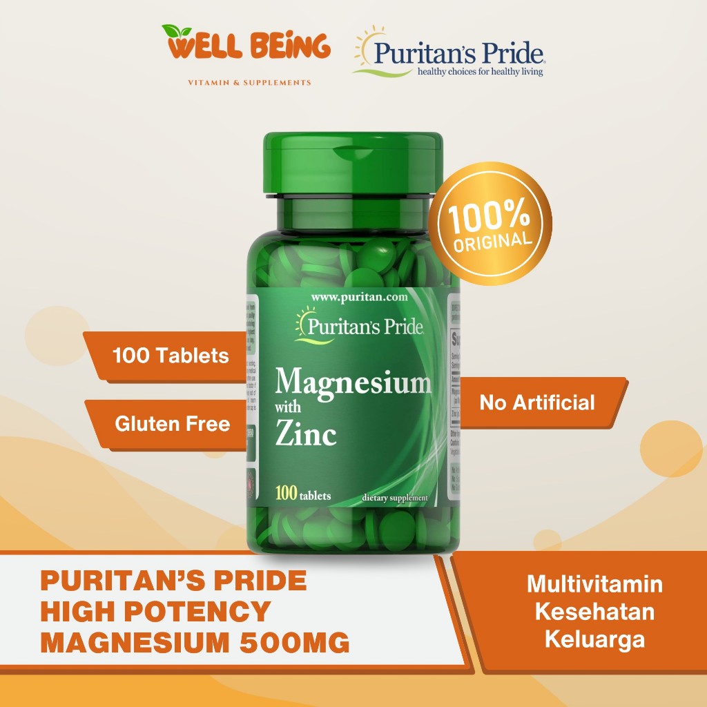 Puritan's Pride Magnesium with Zinc