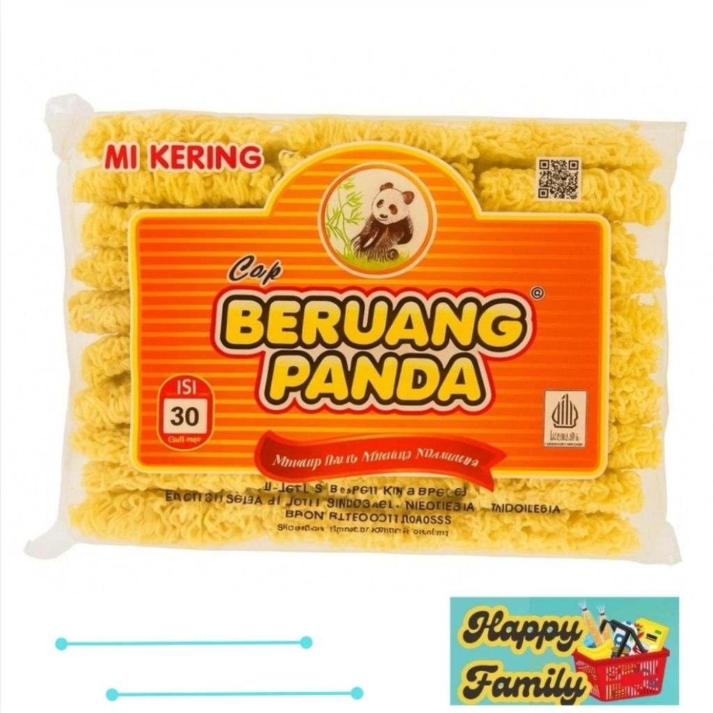 Mie Kering  Cap Beruang Panda Isi 30