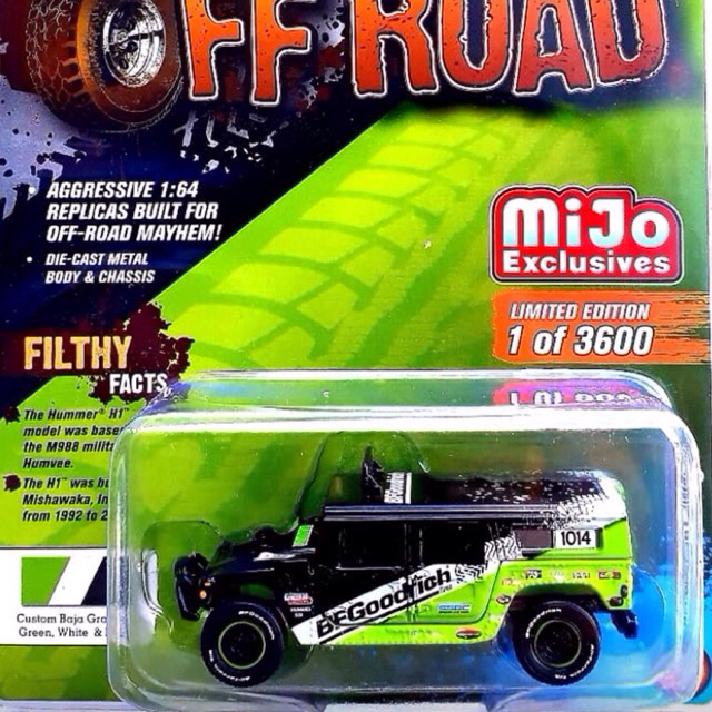 HUMMER H1 WAGON GOODRICH JEEP JOHNNY LIGHTNING OFF ROAD
