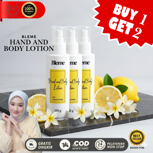 Flash Sale Bleme Hand And Body Lation 100% Asli With Lemon Extract-Pemutihan cepat Dengan Hasil Yang