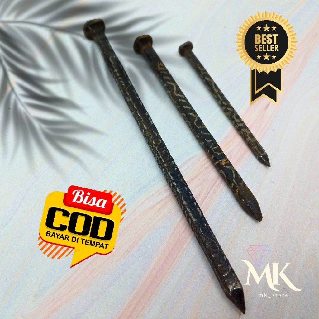 Paku Biasa / Paku Beton Hitam - Ukuran 7cm 9cm 12cm