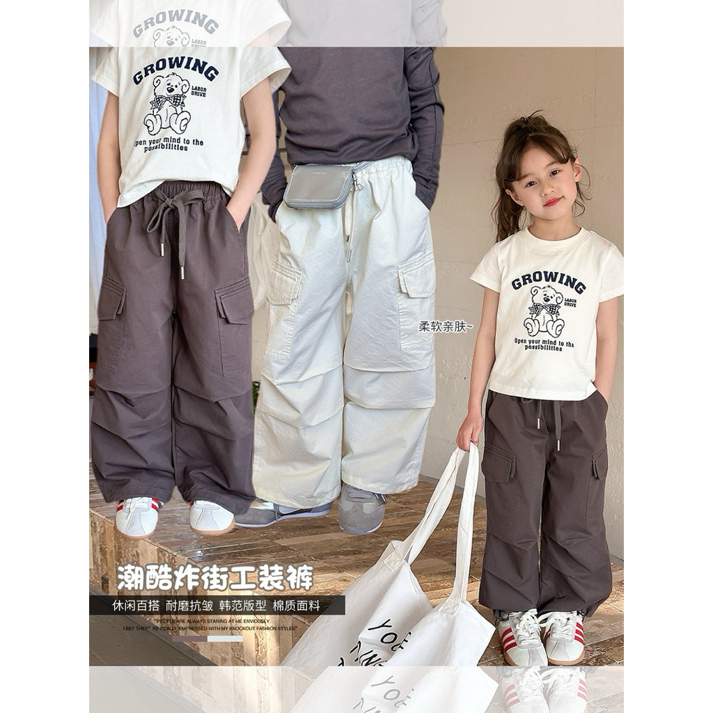 Nora Cargo Pants / celana anak cargo / celana panjang anak cargo / celana panjang anak perempuan / c