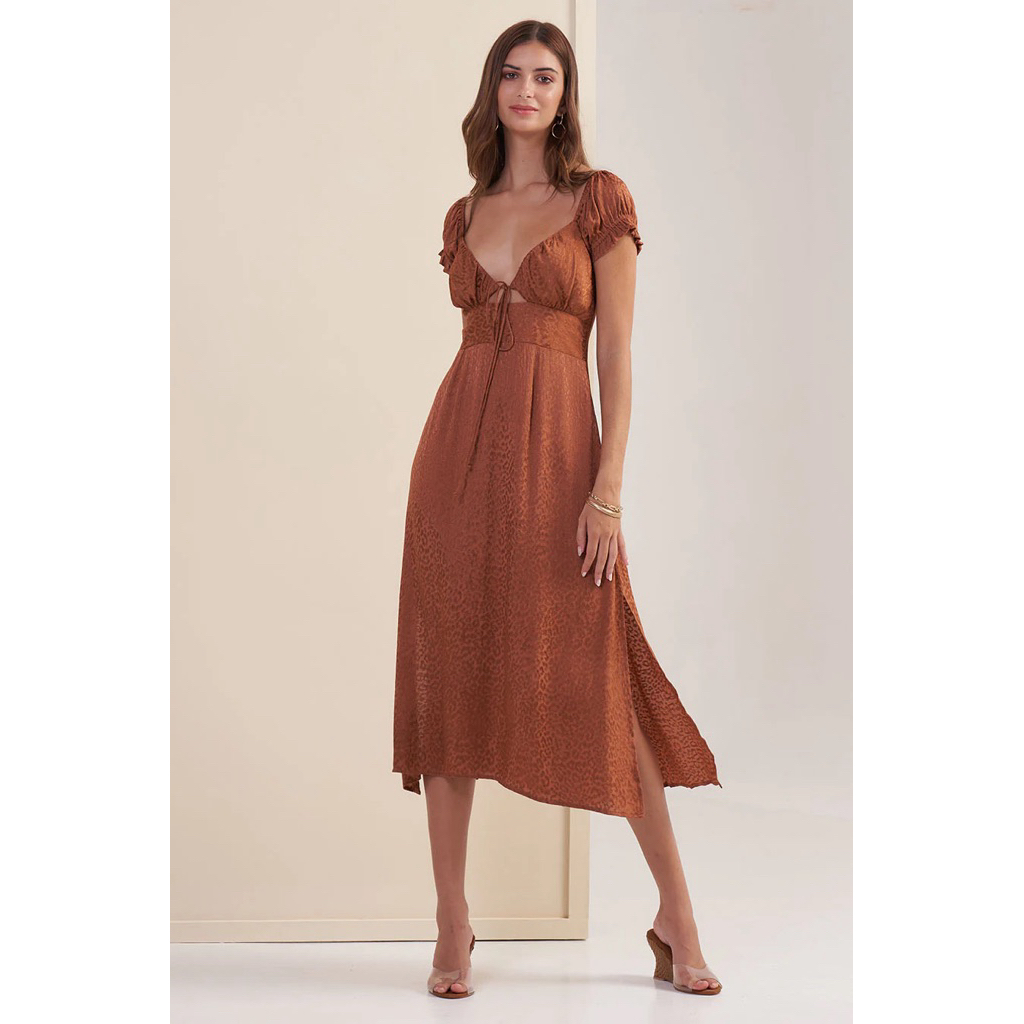 UMA AND LEOPOLD Midi Dress Size S