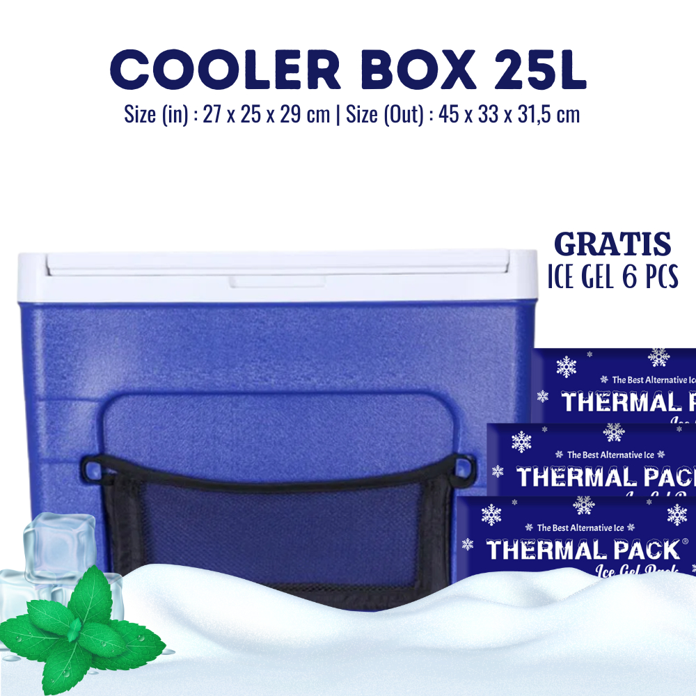 Cooler Box Kapasitas 25 Liter Cool Box Es