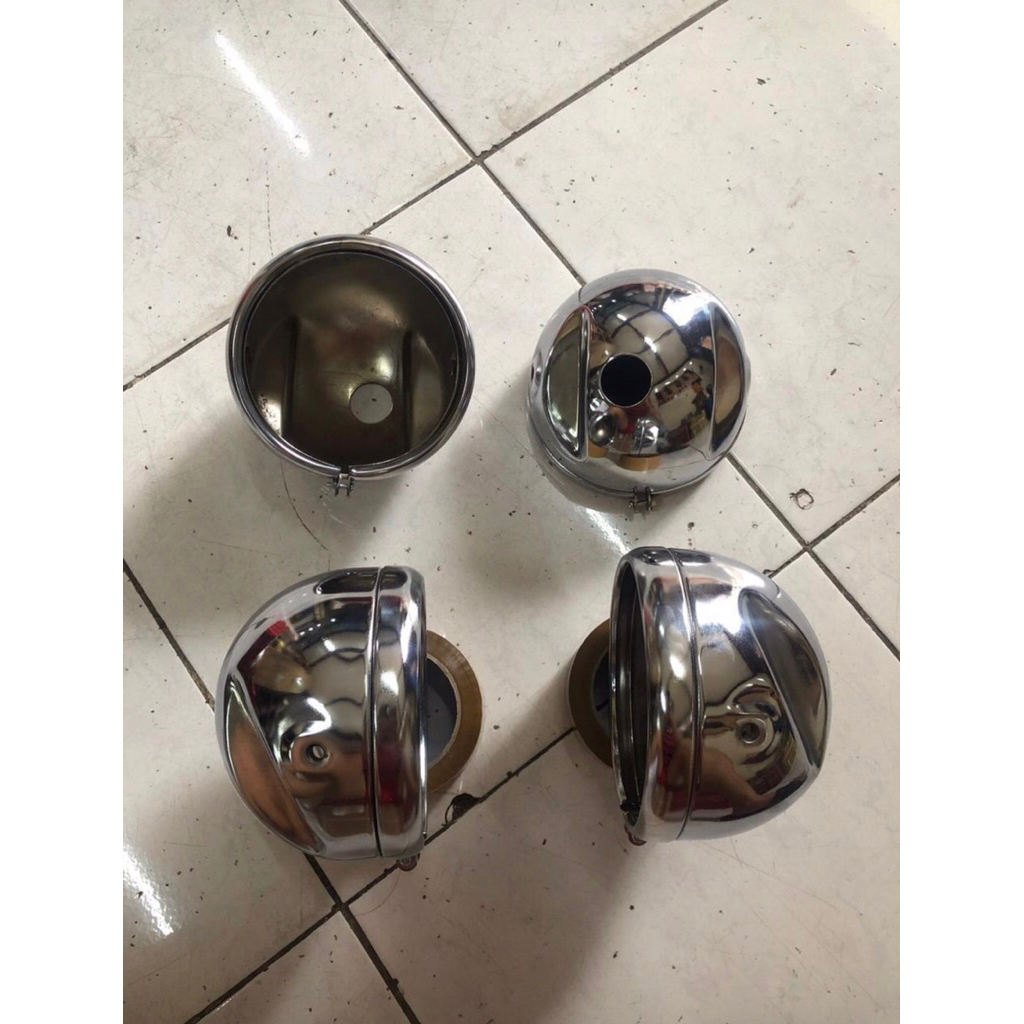 Batok CB 125 Crome Batok Lampu CB 125 Full Pres Crome sakatech