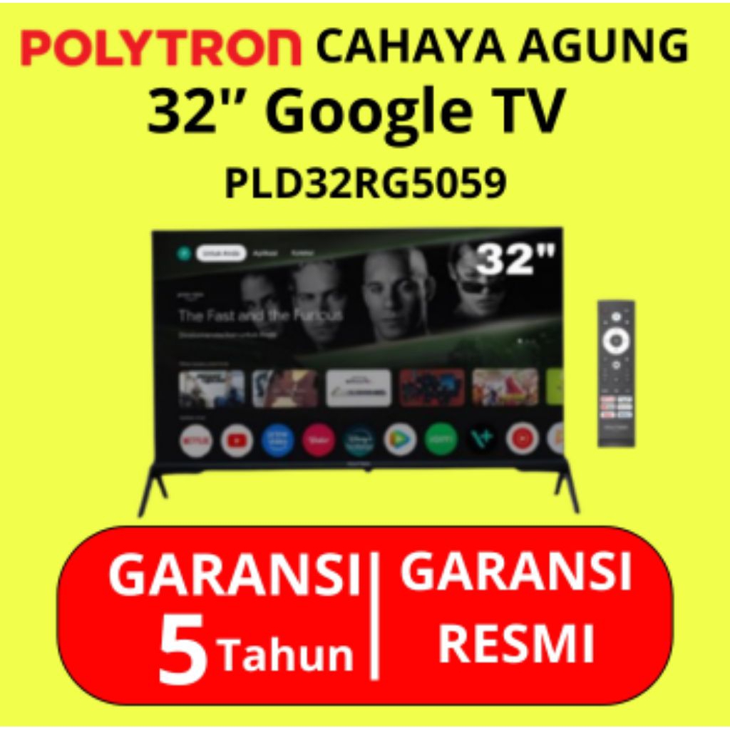 POLYTRON Led TV 32 Inch Full HD Google TV PLD-32RG5059
