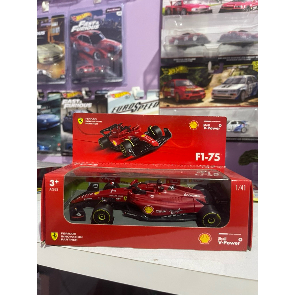 Shell Collection Ferari F1-75 diecast ferrari