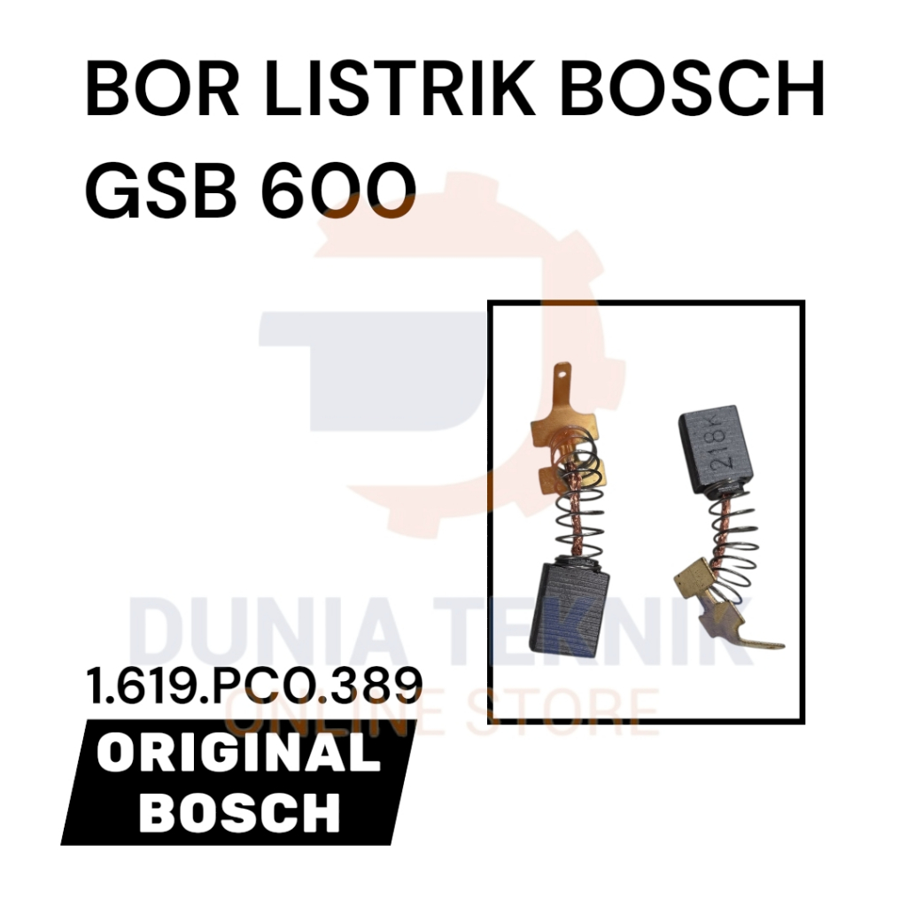ORIGINAL BOSCH Carbon Brush GSB 600 Bor Tangan Listrik Bosch GSB600 Bostel Karbon