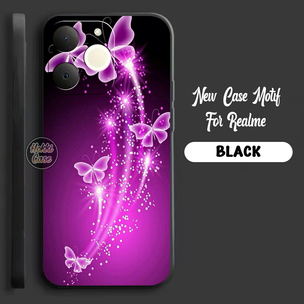 Case Realme - Softcase Realme Motif Kupu kupu - Casing For Realme - Silikon Realme - Kesing Hp Realm