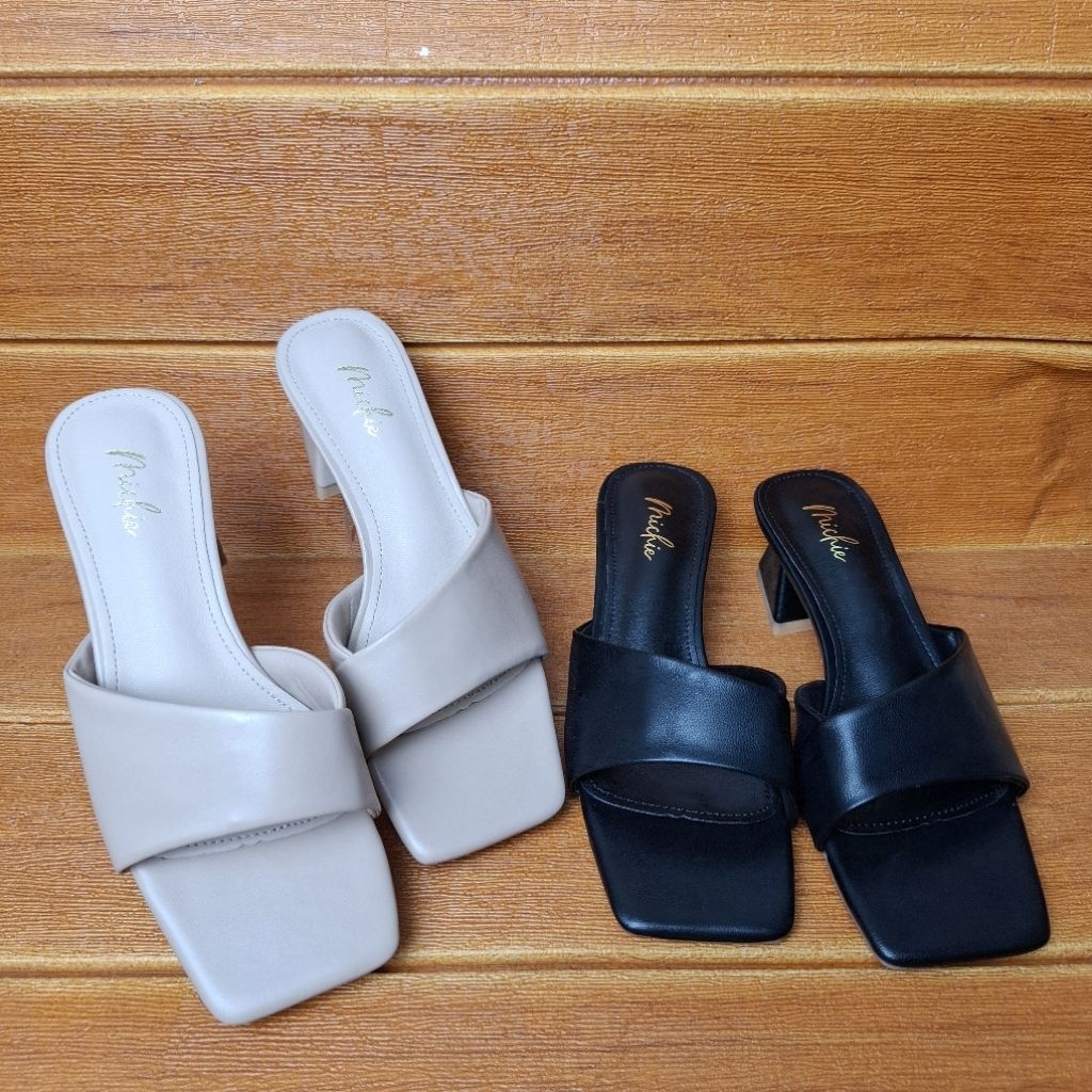 MICHIE- Heels Wanita / Heels Hak Tahu / Heels 3 cm