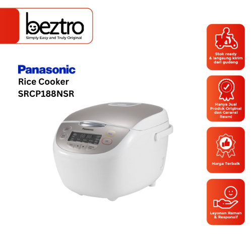 Panasonic SRCP188NSR - Rice Cooker 1.8L Micro Computer Digital Smart Magic Com Original Jepang