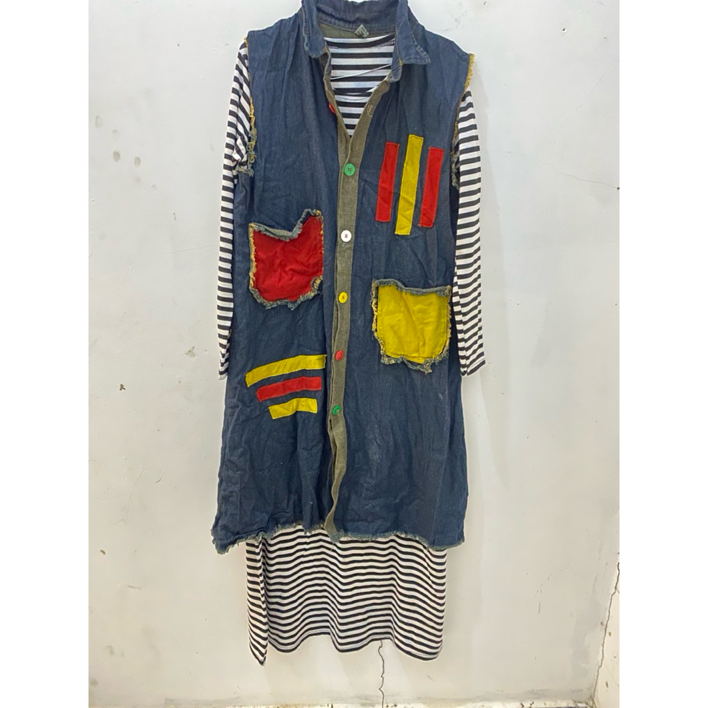 Preloved Gamis Set Rompi Dan Iner Preloved Gamis Jeans