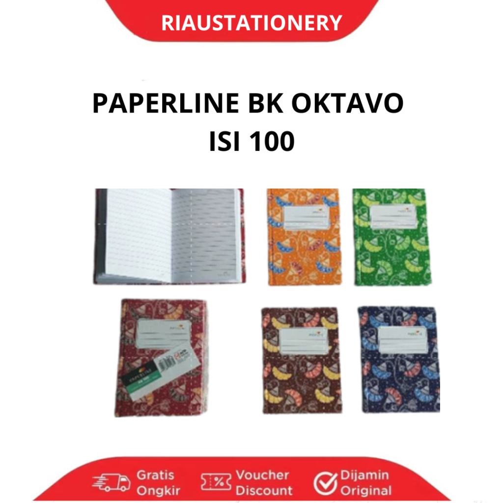 Buku Oktavo Paperline Notebook