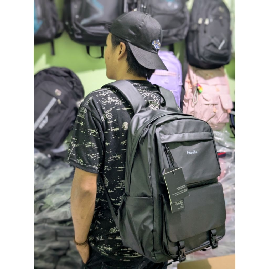 Tas Ransel Palo Alto Original Free Raincover