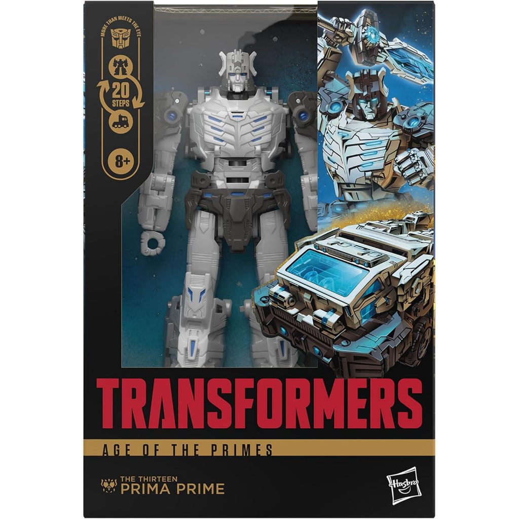 TERJAMIN ASLI TRANSFORMERS AGE OF THE PRIMES VOYAGER CLASS THE THIRTEEN PRIMA PRIME, ACTION FIGURE