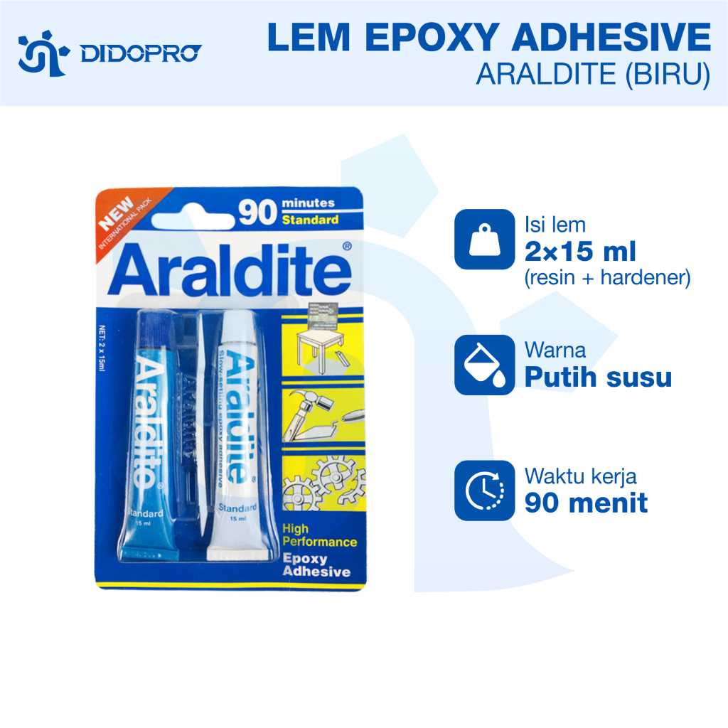 Lem Epoxy Araldite / Lem Besi Araldite 90 Menit