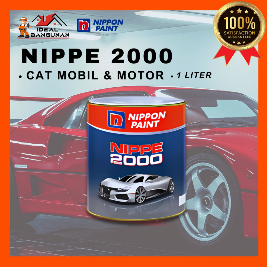 [READY] NIPPE 2000 1 LITER | CAT MOBIL DAN MOTOR | CAT NIPPON PAINT UNTUK MOTOR DAN MOBIL | CAT ANTI